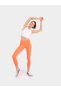 Orange Ankle-Length Leggings - 4