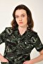 Lycra Scrubs Camouflage Envelope Collar Doctor Nurse Jersey Single Top