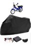 Bisan Ceylan Black Motorcycle Cover Waterproof Durable Fabric