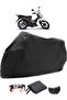 RKS Next 50 Black Waterproof Motorcycle Fabric