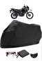 Kawasaki KLR 650 Black Motorcycle Tarpaulin Waterproof Durable Fabric