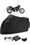 Kawasaki EL 250 Black Motorcycle Tarpaulin Waterproof Durable Fabric