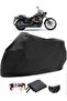 Kawasaki VN 900 Custom Special Black Motorcycle Tarpaulin Waterproof Durable Fabric