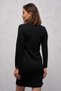 Rochie de damă cu mânecă lungă cu decolteu - 4