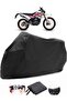 RKS RK200-R Black Motorcycle Tarpaulin Waterproof Durable Fabric