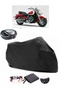 Yamaha Royal Star XVZ 1300 Rear Bag Compatible Black Motorcycle Tarpaulin Waterproof Durable Fabric
