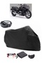 Honda DN - 01 Rear Bag Compatible Black Motorcycle Tarpaulin Waterproof Durable Fabric