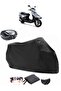 Kuba Rocca 100 Backpack Compatible Black Motorcycle Tarpaulin Waterproof Durable Fabric