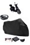 Arora Cappucino 125 Backpack Compatible Black Motorcycle Tarpaulin Waterproof Durable Fabric