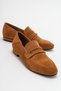 ORFEO Tan Suede Loafer Casual Women's Shoes