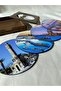 Set of 4 Wooden Coasters with Türkiye View