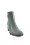 Heeled Buckle Short Boots Green 5132101 - 2