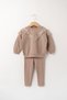 KYLA Baby Girl Scallop Detailed Cotton Corduroy Tights Set