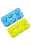 6-Piece Silicone Filled Cake Cake and Chocolate Set - Soap Mold