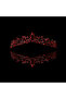 Dream Model Bridal Crown for Henna Night and Party, Special Bridal Crown for Henna Night, Burgundy - 6