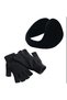 Headphones and Cut-Off Gloves Set of 2 Unisex Set