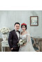 Dense Crystal Jewelled Bridal Crown Wedding Crown Crystal Wedding Crown For Henna Red - 3