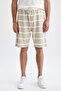 Comfort Fit Striped Cotton Shorts X3219az22sm - 5