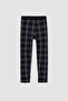 Girl's Checkered Long Tights - 8