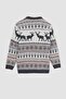 Boy's New Year Themed Crew Neck Sweater - 8