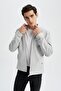 Slim Fit Stand Collar Coat - 6