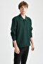 Regular Fit Polo Neck Sweatshirt W1431Az21Wn - 8
