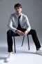 Slim Fit Stand Collar Coat - 2