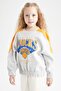 Girl's Nba New York Knicks Crew Neck Sweatshirt - 3