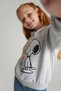 Girl's Snoopy Hooded Sweatshirt - 3