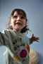 Baby Girl Crew Neck Printed Sweatshirt