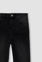 Girl's Skinny Fit Skinny Leg Jean Trousers - 6