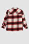 Boy's Oversize Flannel Long Sleeve Shirt - 8