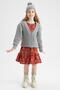 Girl's Regular Fit V-Neck Knitwear Cardigan - 2