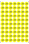 THANK YOU ADHESIVE LABEL 350 PIECES - 2