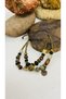 Handmade Ethnic Authentic Hippie Bohemian Wood and Ceramic Bead Bracelet - 3
