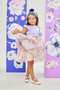JACQUARD FLUFFY SKIRT GIRL'S DRESS - 3