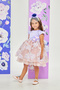 JACQUARD FLUFFY SKIRT GIRL'S DRESS