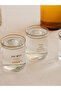 Text Printed Glass Set of 3 Glasses 350 ml - 3