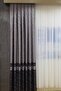 Cotton Background Curtain Gray