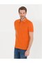 Slim Fit Polo Neck Basic T-Shirt - 6