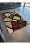 Multicolored Black Line Sectional Geometric Shape Patterned Modern Decorative Carpet 2011 - 3