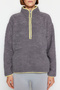 Gri Peluş Örme Spor Sweatshirt THMAW23SW00021 - 8