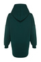 Emerald Green Thick Fleece Inside Oversize/Loose Fit Knitted Plus Size Sweatshirt Tbbaw24Ao00019 - 9