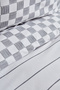 Cordova Anthracite 100% Cotton Double Duvet Cover Set - 4