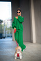 Cardigan Steel Knitted Suit