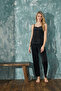 AW24 13402-01 Women's / French Velvet Rope Strap Six Long 3-Piece Set / Black - 6
