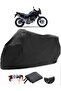 Kawasaki KLE 500 Black Motorcycle Tarpaulin Waterproof Durable Fabric