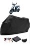 Kymco Agility 125 Black Motorcycle Tarpaulin Waterproof Durable Fabric