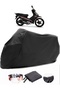 Kuba Reiz 100 Black Motorcycle Tarpaulin Waterproof Durable Fabric