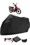 Yamaha Crypton Black Motorcycle Tarpaulin Waterproof Durable Fabric